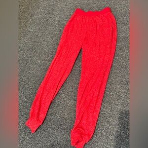 PINK Victoria's Secret Red Pajama Pants